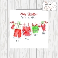 Family Christmas Outfits Washing Line (pack of 10)