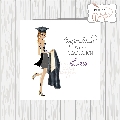 Graduation Girl Holding Gown