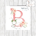 New Baby Girl - Monogram