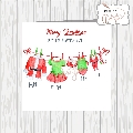 Family Christmas Outfits Washing Line (pack of 10)